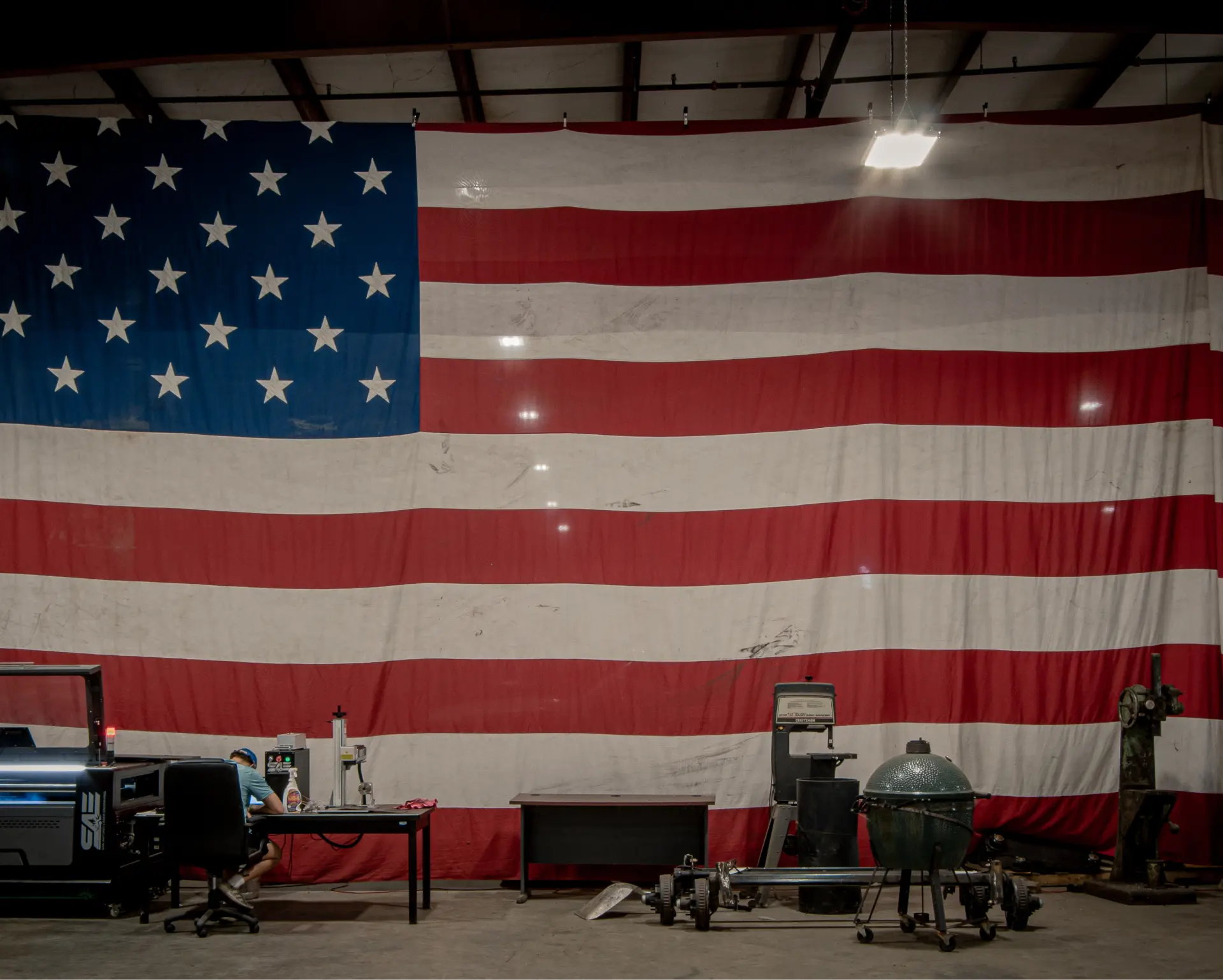 TRKBX American Flag at Leflore Steel